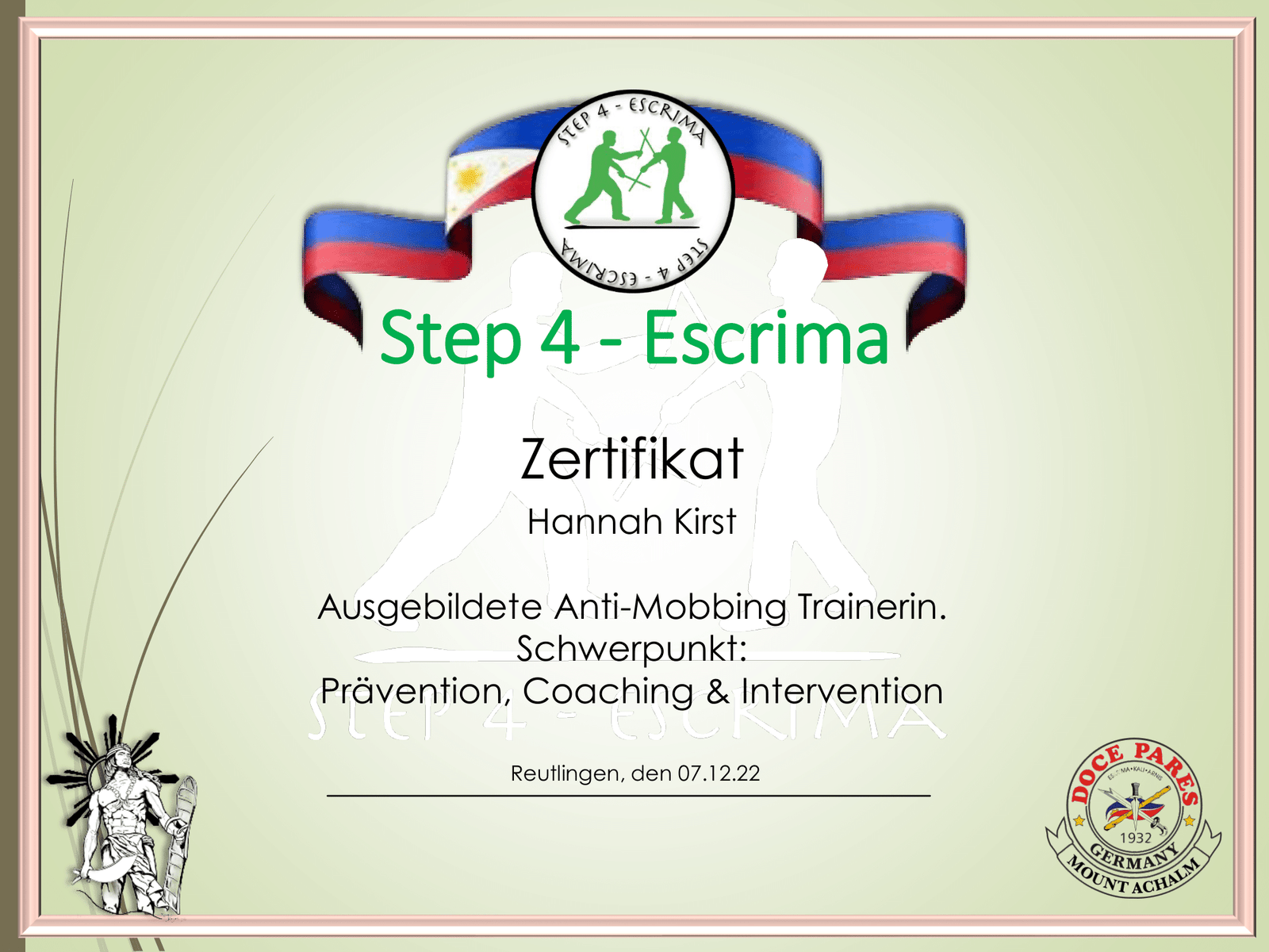 Anti-Mobbing Trainer Zertifikat